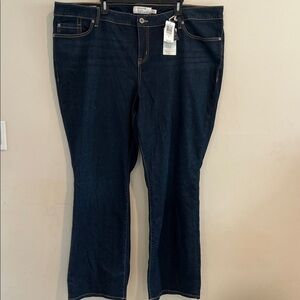 Torrid Women's Deep Indigo Relaxed Boot Cut Jeans Size 26